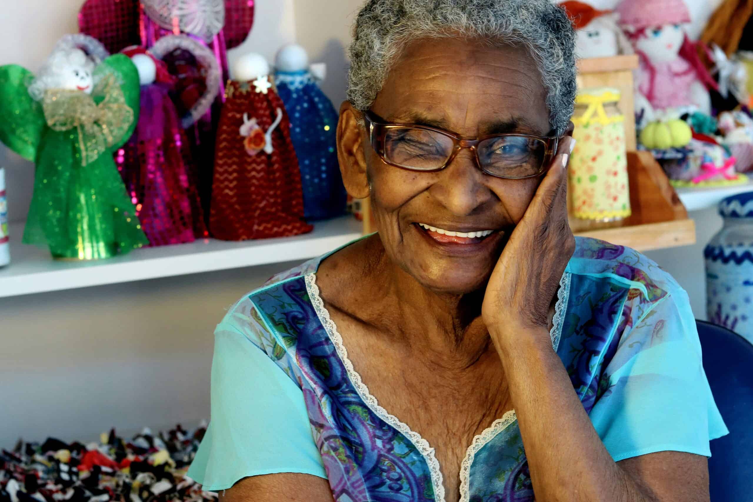 Elderly black woman